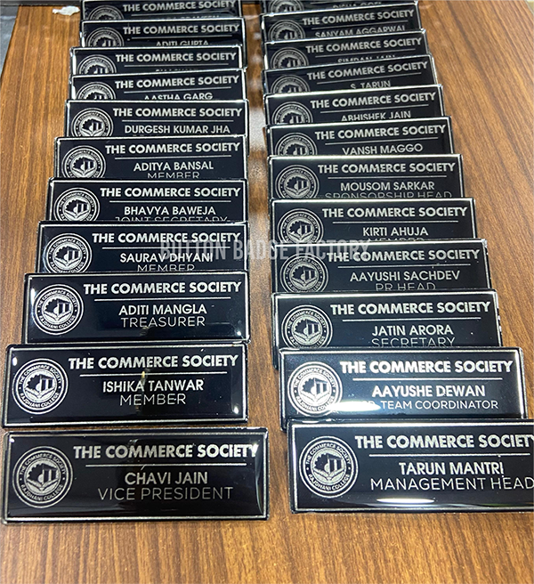 Button Badge Factory - Rectangular Name Badges