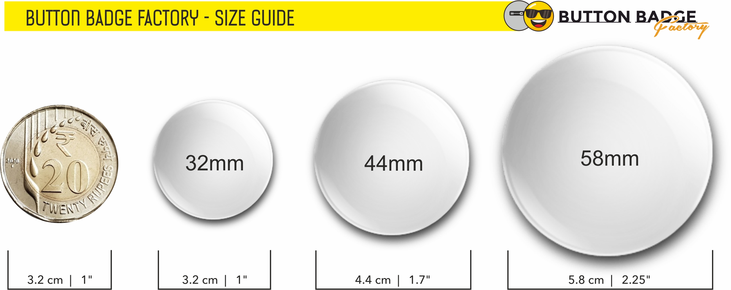 Button Badge Factory - Rectangular Name Badges